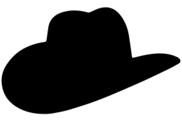 A Simple Black Hat Silhouette