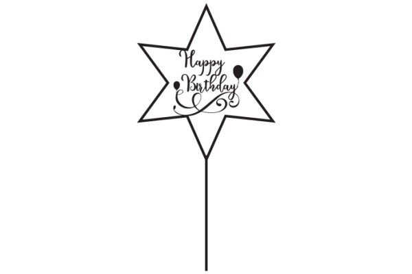 Celebrating a Birthday with a Star-shaped Decoration