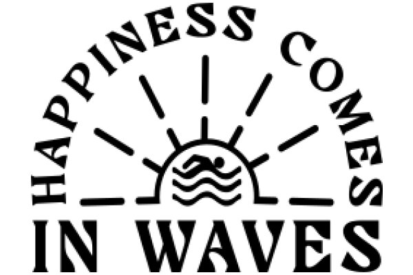 Emblem of Happiness in Waves: A Symbolic Representation of the Ocean's Calming Influence