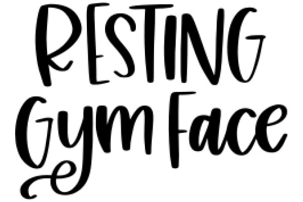 Resting Gym Face: A Playful Take on Fitness and Relaxation