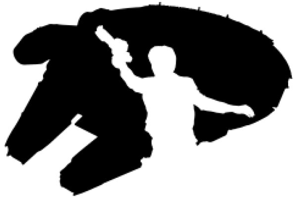 Silhouette of a Person Holding a Gun