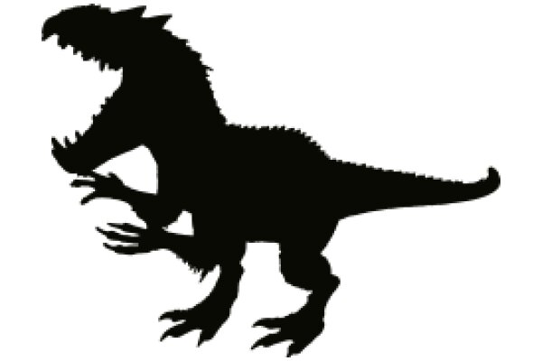 Silhouette of a T-Rex: A Classic Symbol of Prehistoric Power and Majesty