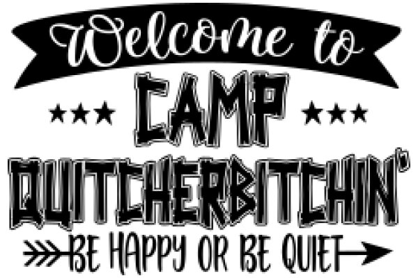 Welcome to Camp Quitcherbitchin' - Be Happy or Be Quiet