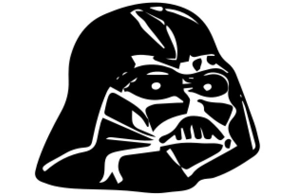 Stylized Darth Vader Icon in