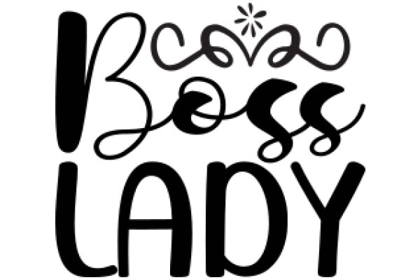 Boss Lady: A Graphic Design of a Stylized Boss Lady Logo