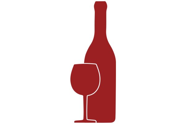 A Red Bottle and Wine Glass: A Classic Pairing