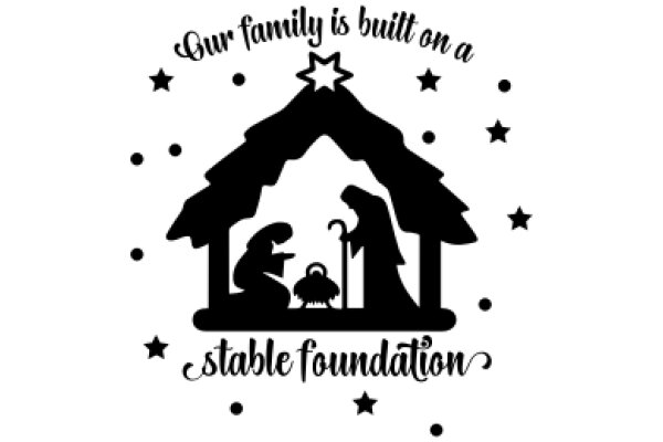 A Silhouette of a Family Under a Starry Sky, Celebrating Stable Foundation