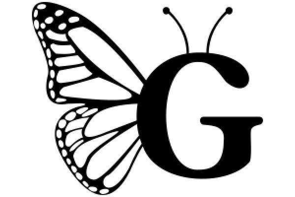 Stylized Butterfly Logo with the Letter 'G'