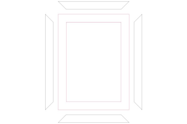 A Minimalist Artwork with a White Square at the Center