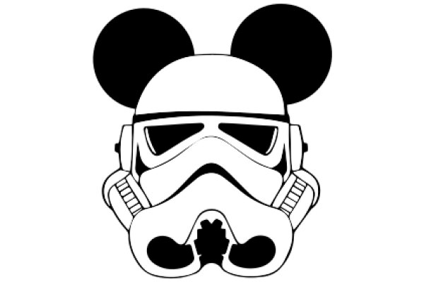 Stormtrooper's Ears: A Minimalist Mickey Mouse Tribute