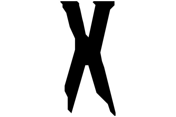 Stylized Black Letter X