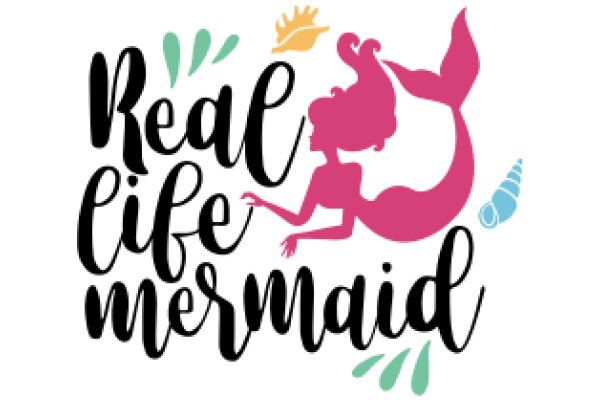 Real Life Mermaid: A Playful and Creative Logo Design