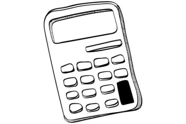 A Simple, Drawing of a Calculator