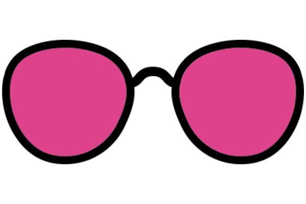 Vintage Pink Sunglasses with Black Frame