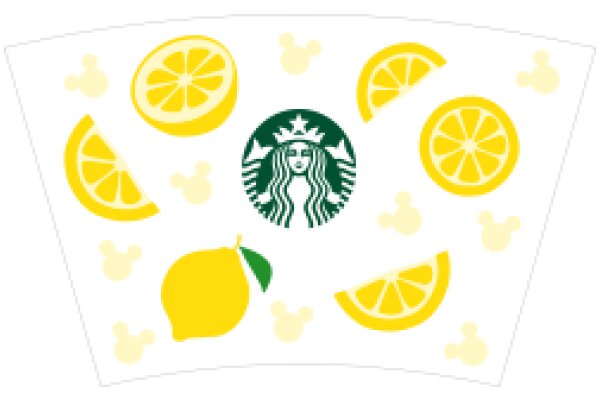 A Delightful Display of Starbucks and Citrus Fruits