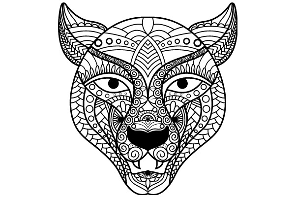 Stylized Wolf Mask