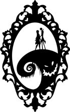 Silhouette of a Couple in a Whimsical Setting