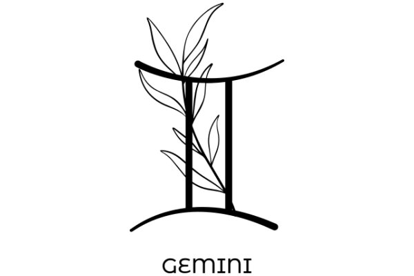 Stylized Logo of Gemini with a Tree Branch