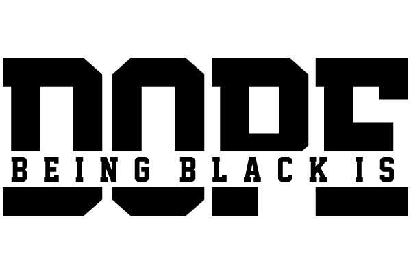 Logo for 'Being Black' with a Modern and Stylish Design