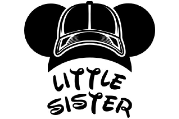 Stylish Mickey Mouse Cap with Little Sister Text