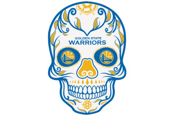 Golden State Warriors Skull Artwork