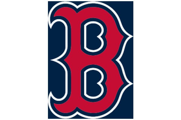 Boston Red Sox Logo on a Navy Blue Background