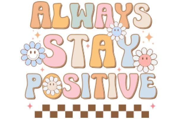 Always Stay Positive: A Colorful Affirmation Poster