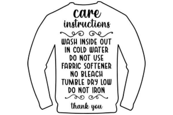 Care Instructions for a Washable Jacket