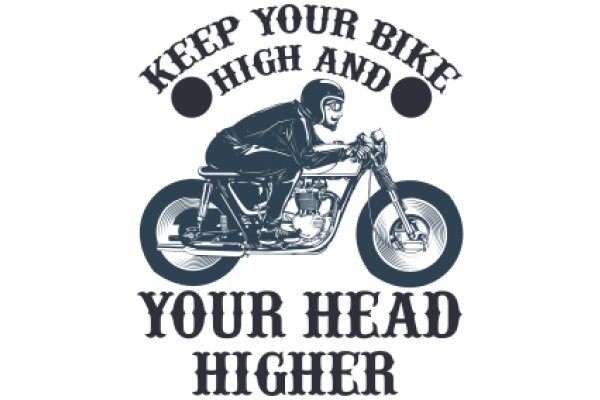 Motorcycle Enthusiast's Motto: Keep Your Bike High and Your Head Higher