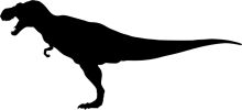 Silhouette of a T-Rex: A Classic Symbol of Prehistoric Life