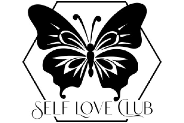 Stylized Butterfly Logo for 'Self Love Club'