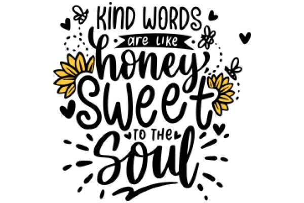 Inspirational Quote Art: Kind Words for a Sweet Soul