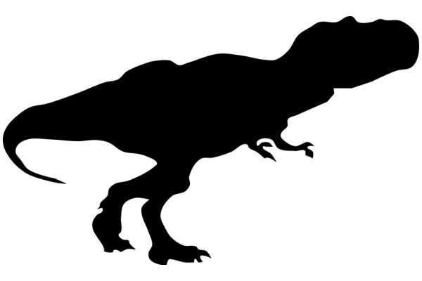 Silhouette of a T-Rex: A Classic Symbol of Prehistoric Life