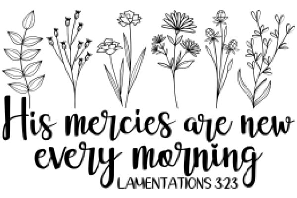 His Mercies Are New Every Morning: Lamentations 3:23