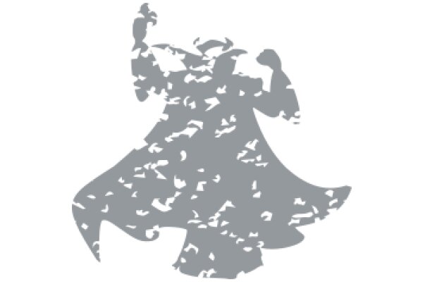 Silhouette of a Figure with a Bird in Hand