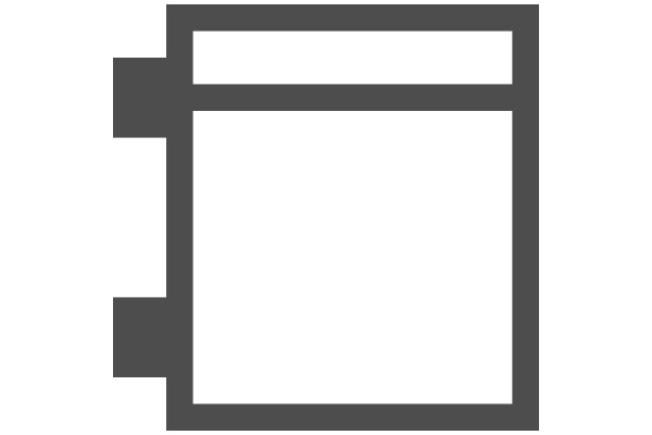 A Simple Gray Icon