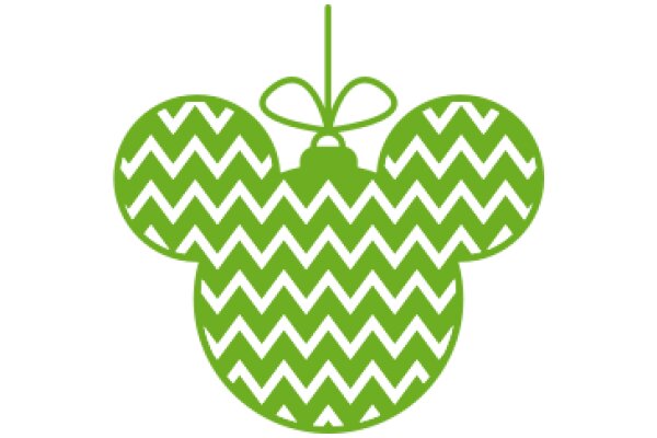 A Festive Green Mickey Mouse Balloon