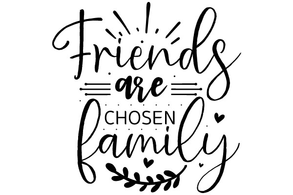 Friends Are Chosen Family: A Heartwarming Affirmation