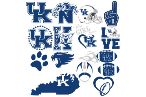 A Collection of Kentucky-Themed Logos and Symbols