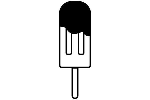 Simplistic Icon of a Cone-Shaped Candy or Ice Cream Cone