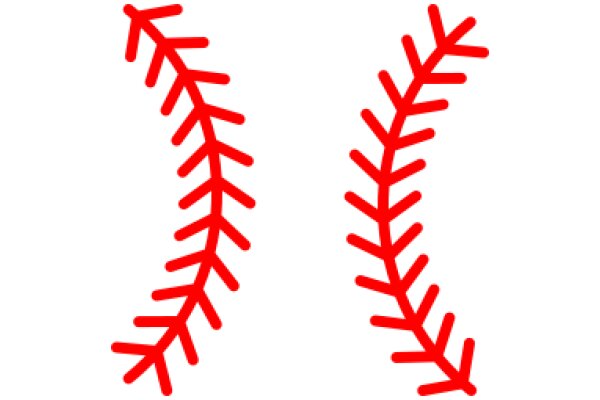 Vivid Red Baseball Banner