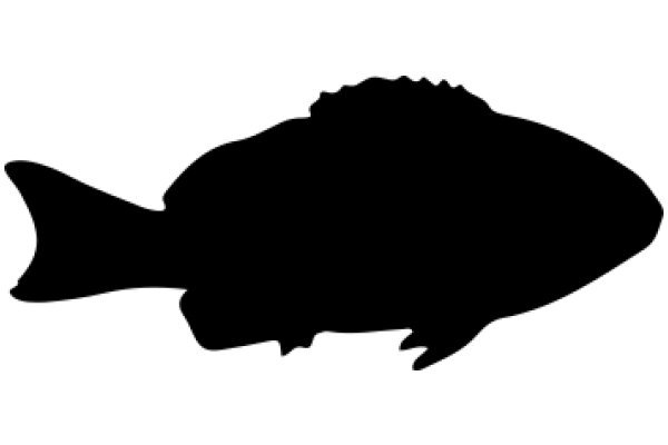 Silhouette of a Fish: A Simple yet Captivating Design