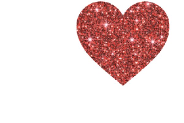 A Shimmering Red Heart: A Symbol of Love and Celebration