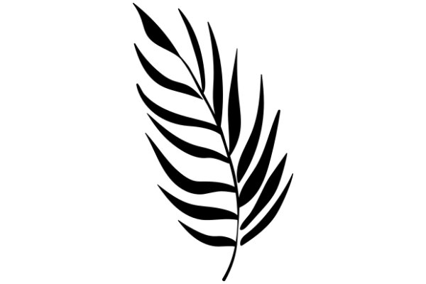 Stylized Palm Leaf