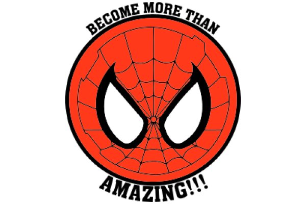 Spider-Man Logo with Motivational Text