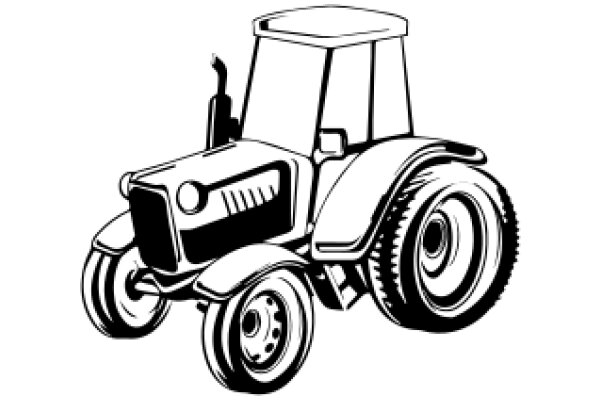 A Classic Illustration of a Tractor