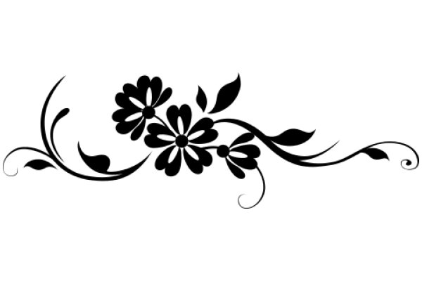 Stylized Floral Design in