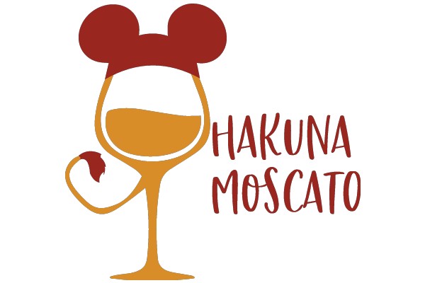 Disney-Inspired Wine Glass with Hawaiian Shirt Design