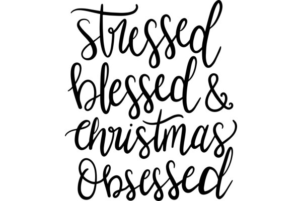 Stressed, Blessed, Christmas Obsessed