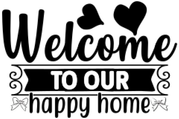 Welcome to Our Happy Home: A Sign of Love and Welcome